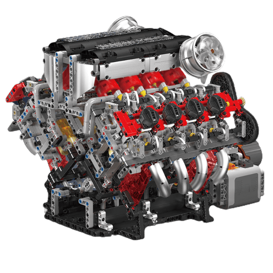 Motorised Italian V8 Engine 2717pcs