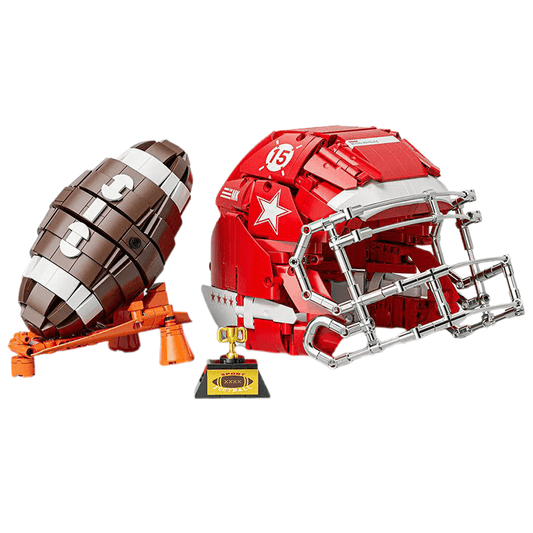 Football Helmet and Ball 1037pcs