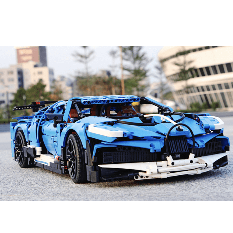 Blue Supercar 3858pcs