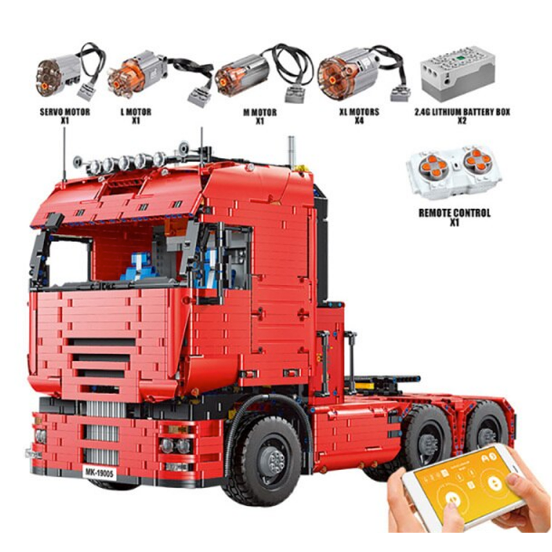 Remote Controlled Truck with Trailer 8193pcs