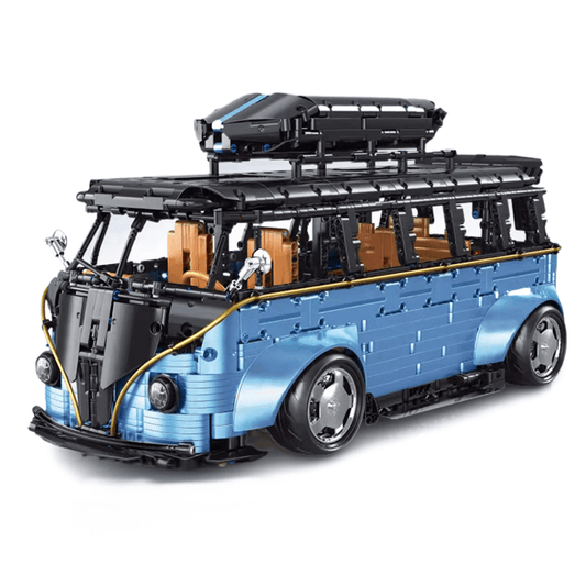 Widebody Satin Blue Campervan 3298pcs