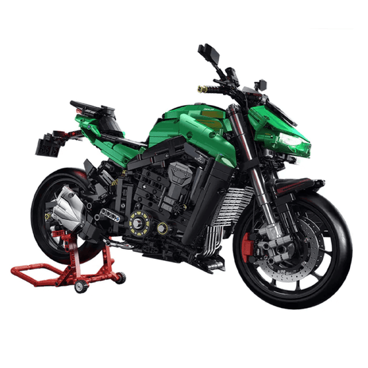 Green Samurai Motorcycle 2088pcs