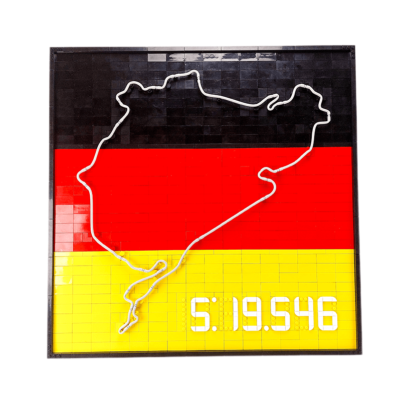 The Green Hell Track Map 1253pcs