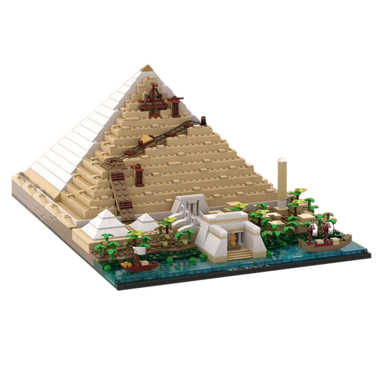 Building Of The Great Pyramid 1467pcs