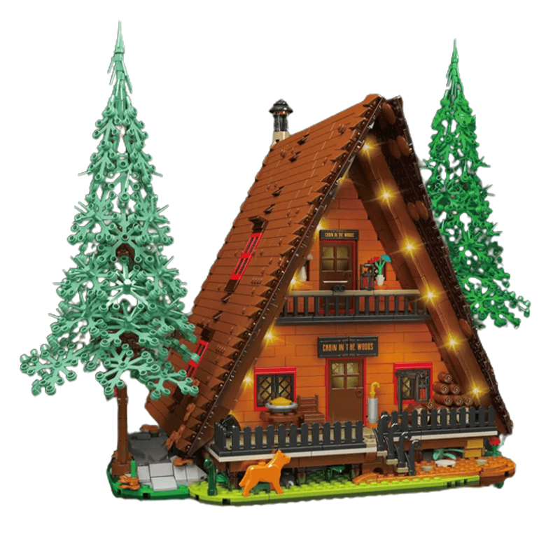 Wooden Cabin In The Woods 3397pcs