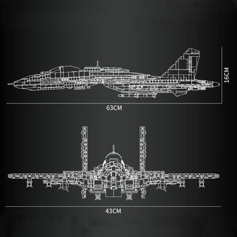 J-15 Flying Shark 1998pcs