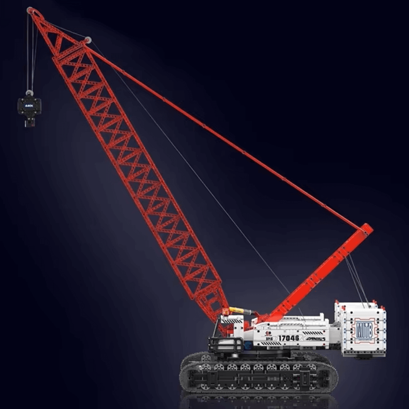 Remote Controlled Dragline Crawler Crane 4493pcs