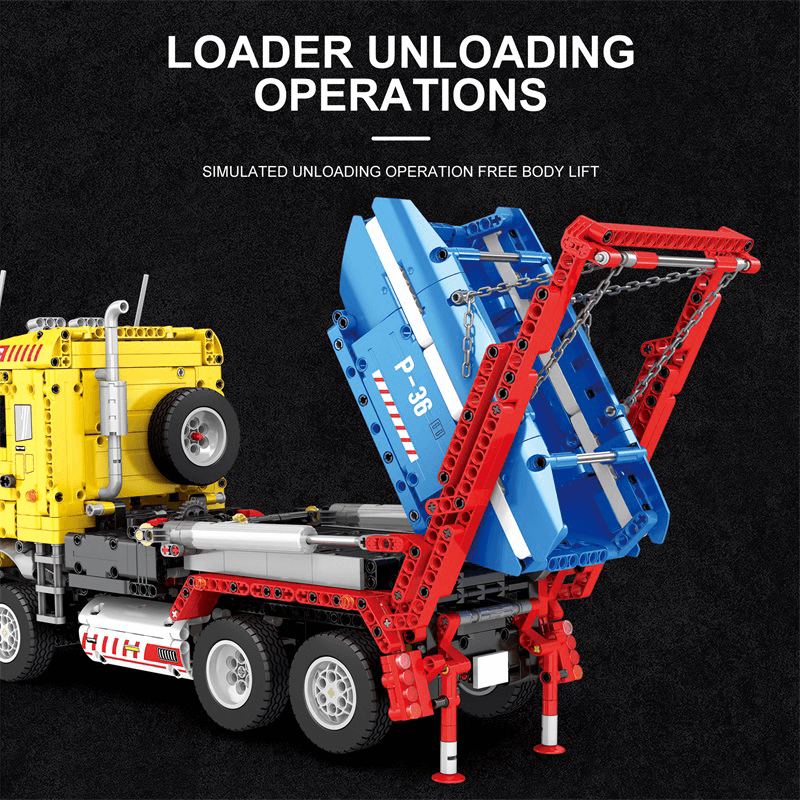 Remote Controlled Skip Dump Truck 1917pcs