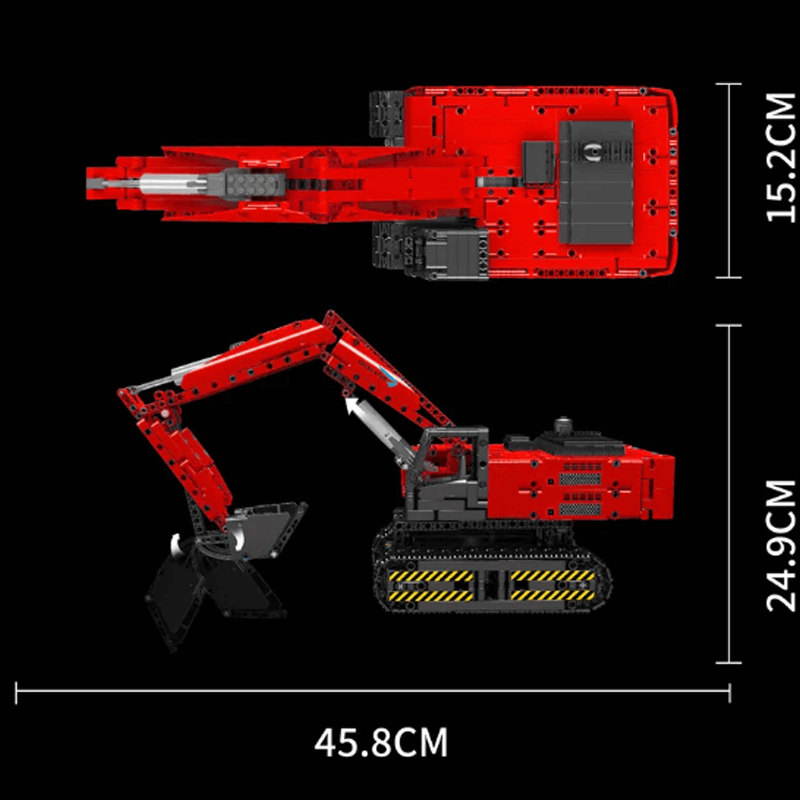 Remote Controlled Excavator 1119pcs