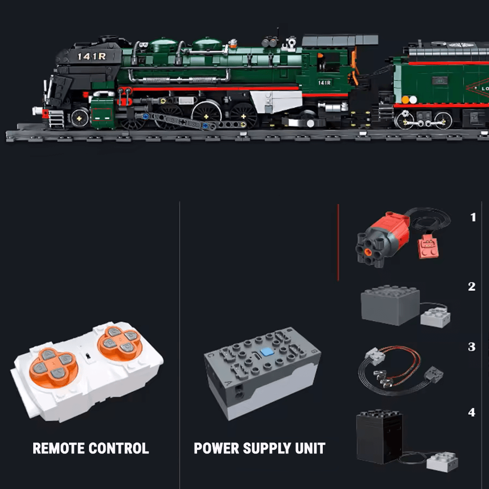 The 141 R French Steam Locomotive 1781pcs