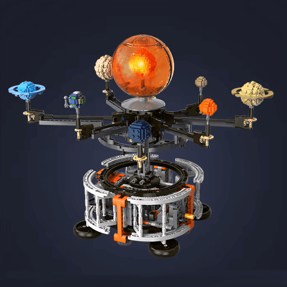 Motorised Rotating Solar System 1281pcs