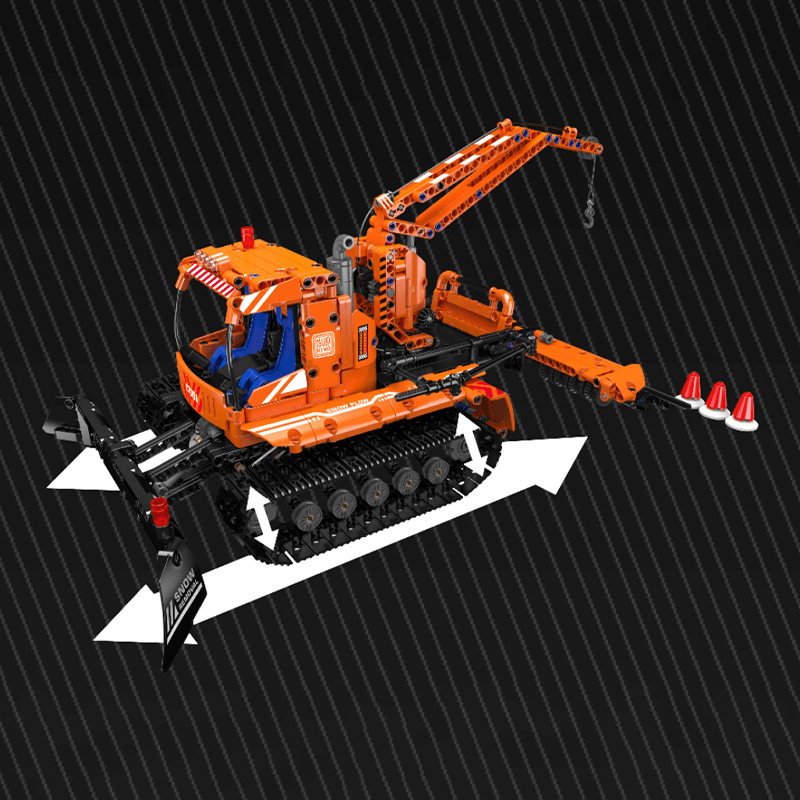 Remote Controlled Snow Plow 1240pcs