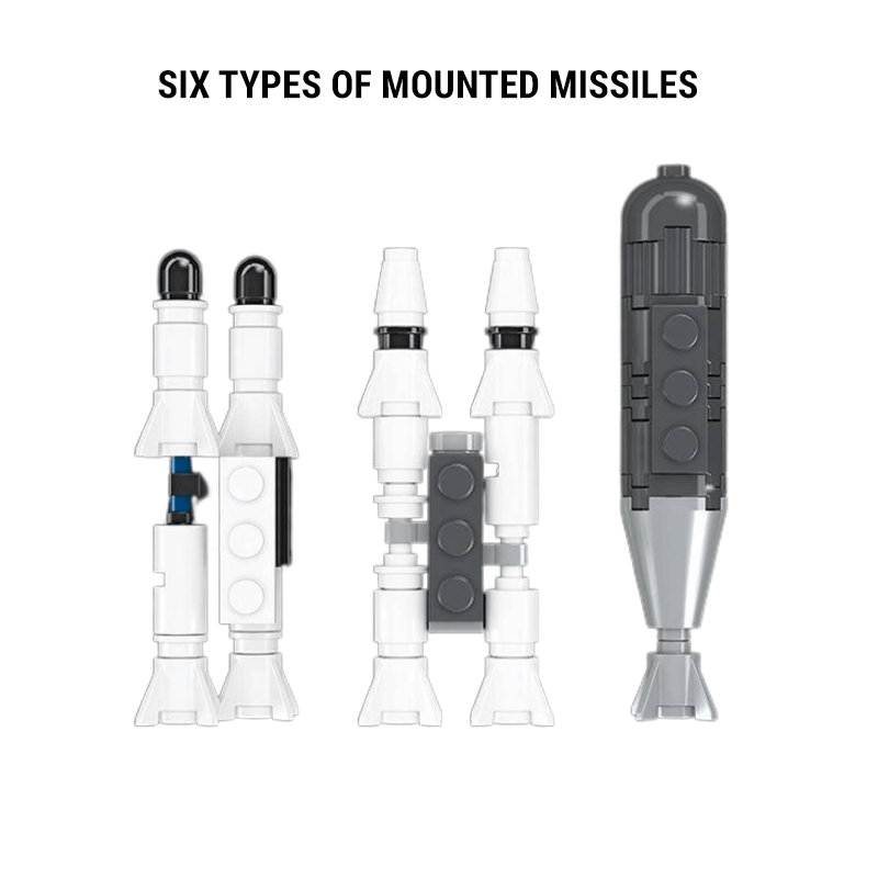 The 63cm SU-35 Fighter 1529pcs