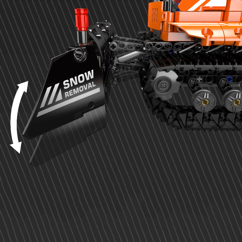 Remote Controlled Snow Plow 1240pcs