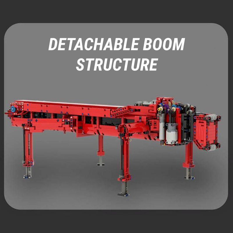 Red Edition Remote Controlled Crane 9176pcs