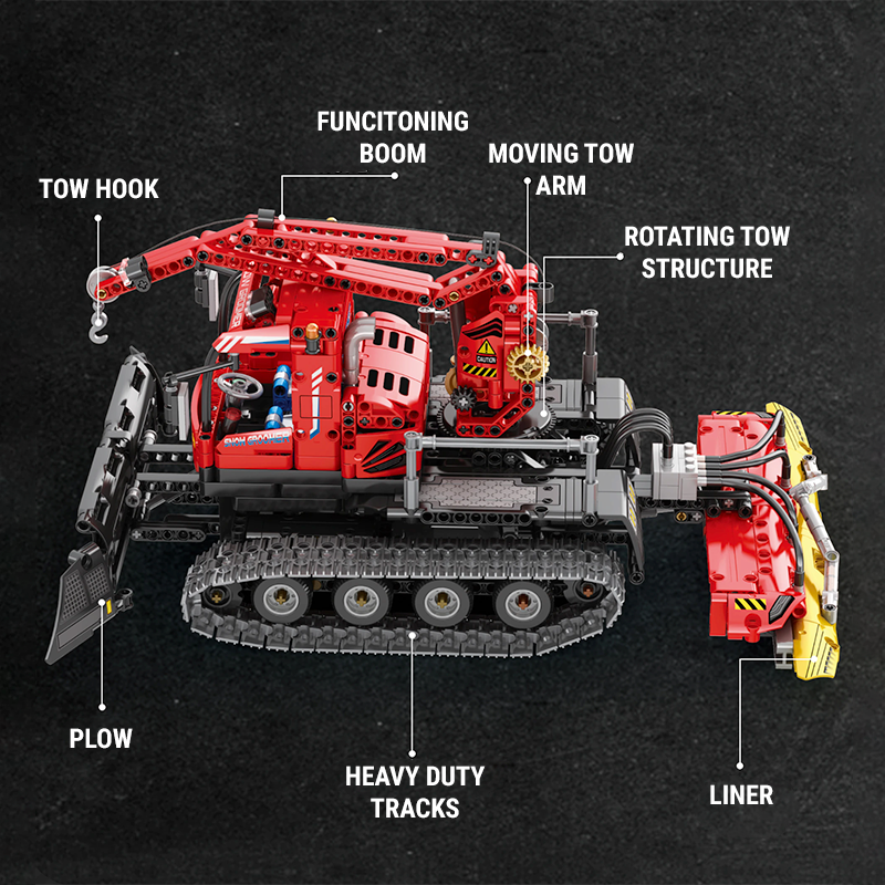 Remote Controlled Snow Groomer 1099pcs