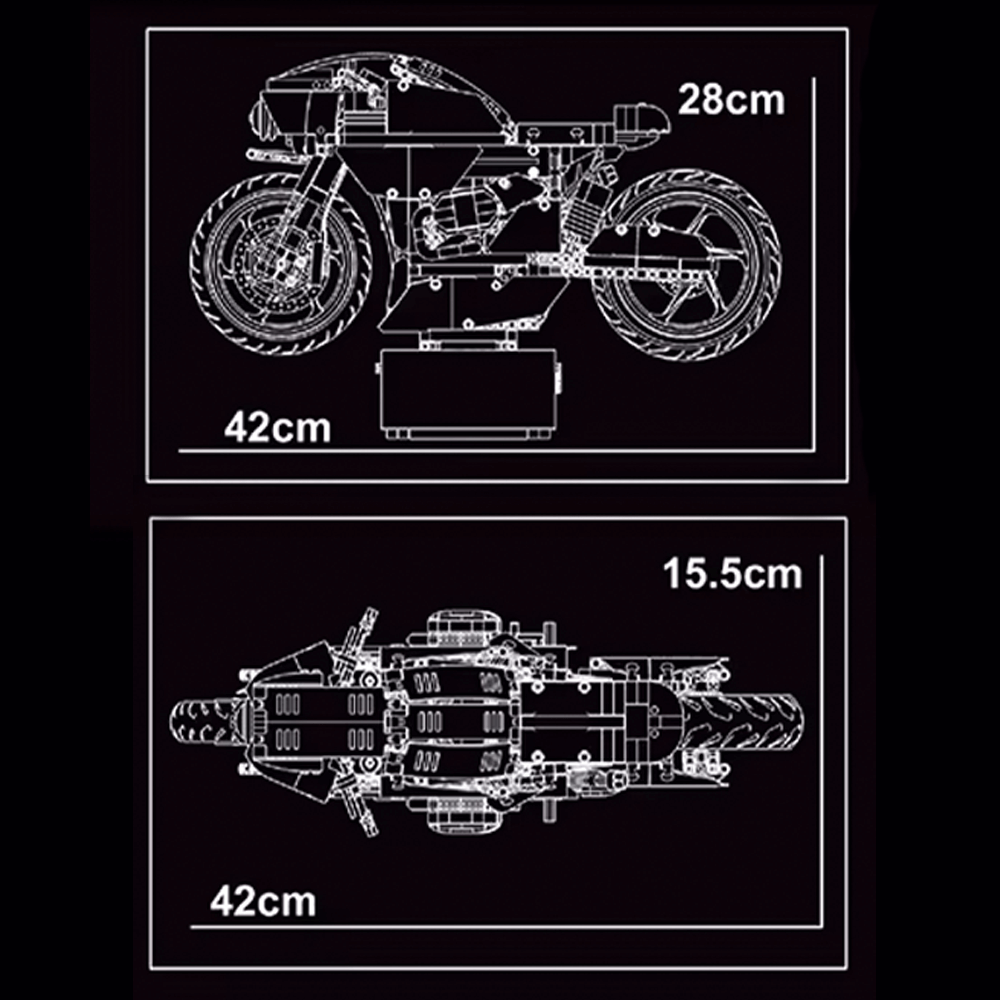 Futuristic Hyperbike 1445pcs