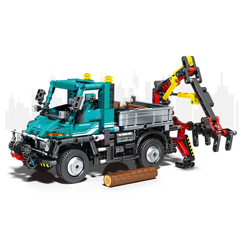 Remote Controlled Logging Unimog 909pcs