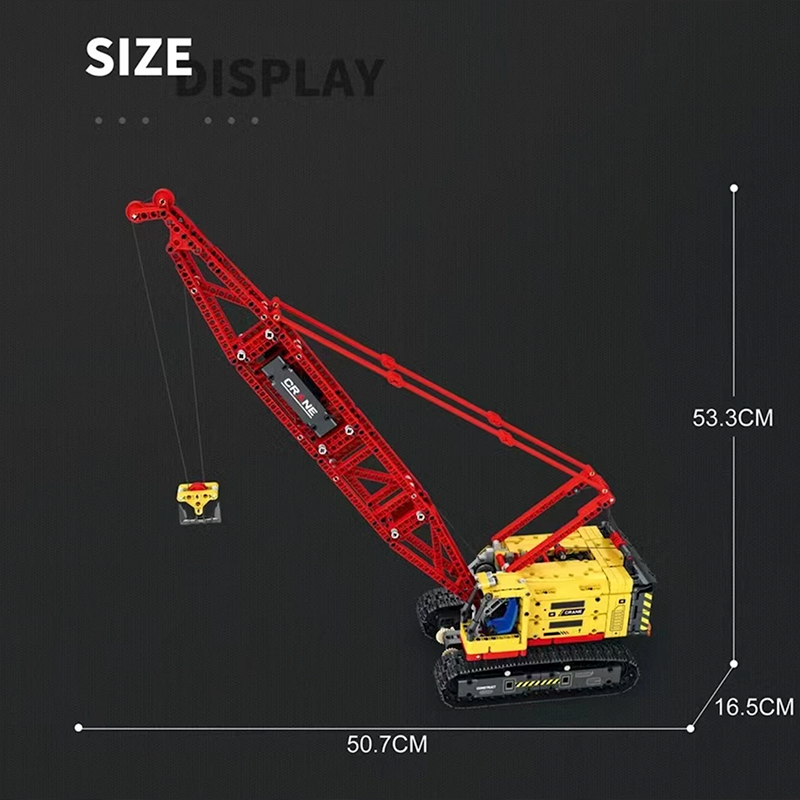 Remote Controlled Dragline 1321pcs