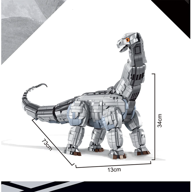 Prehistoric Brontosaurus 1715pcs