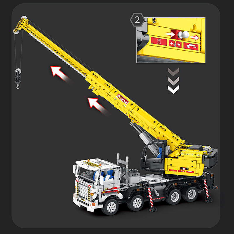 Remote Controlled Crane Truck 2205pcs