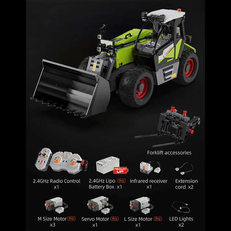 Remote Controlled Loader 1469pcs