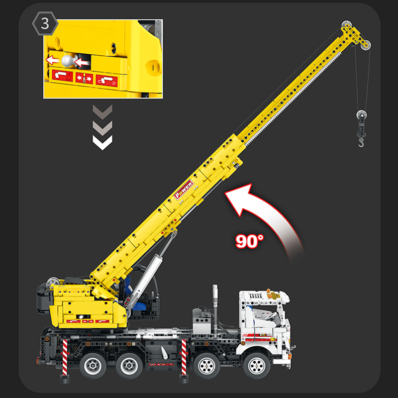 Remote Controlled Crane Truck 2205pcs