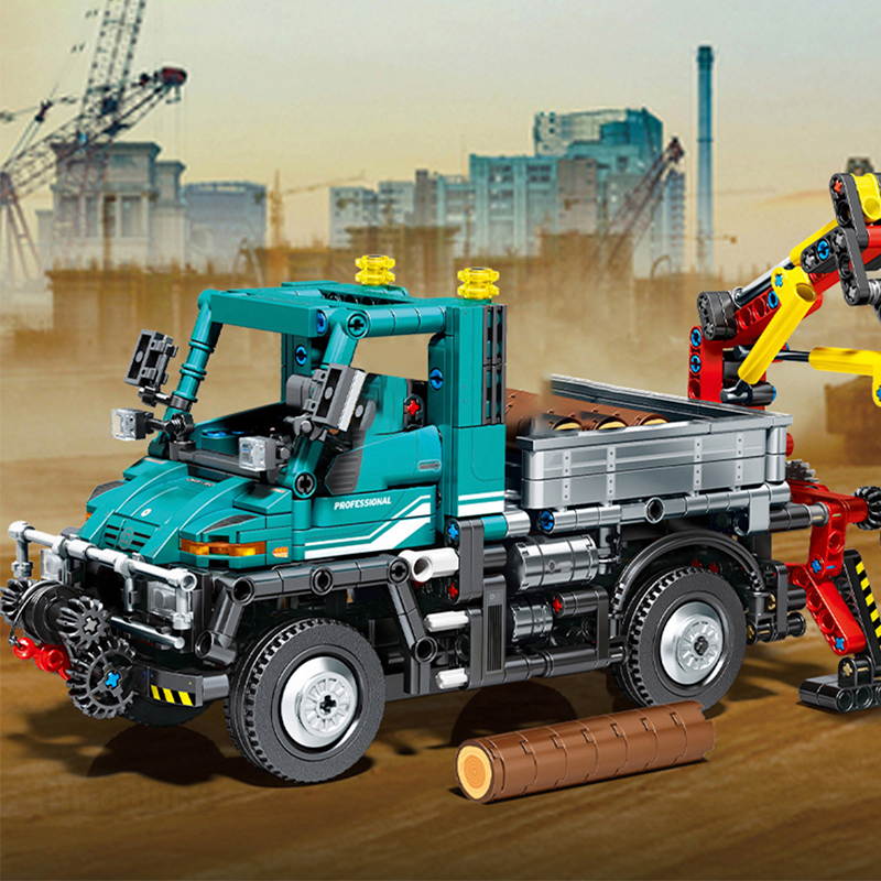 Remote Controlled Logging Unimog 909pcs