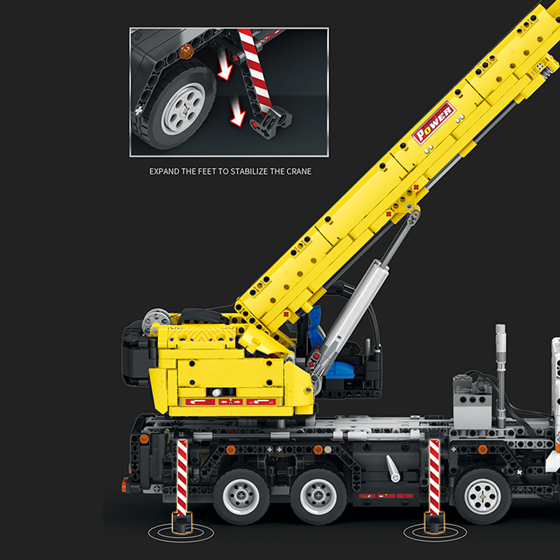 Remote Controlled Crane Truck 2205pcs