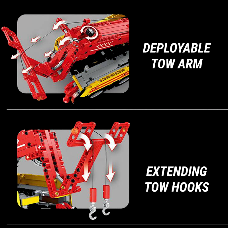 Remote Controlled Tow Truck 1909pcs