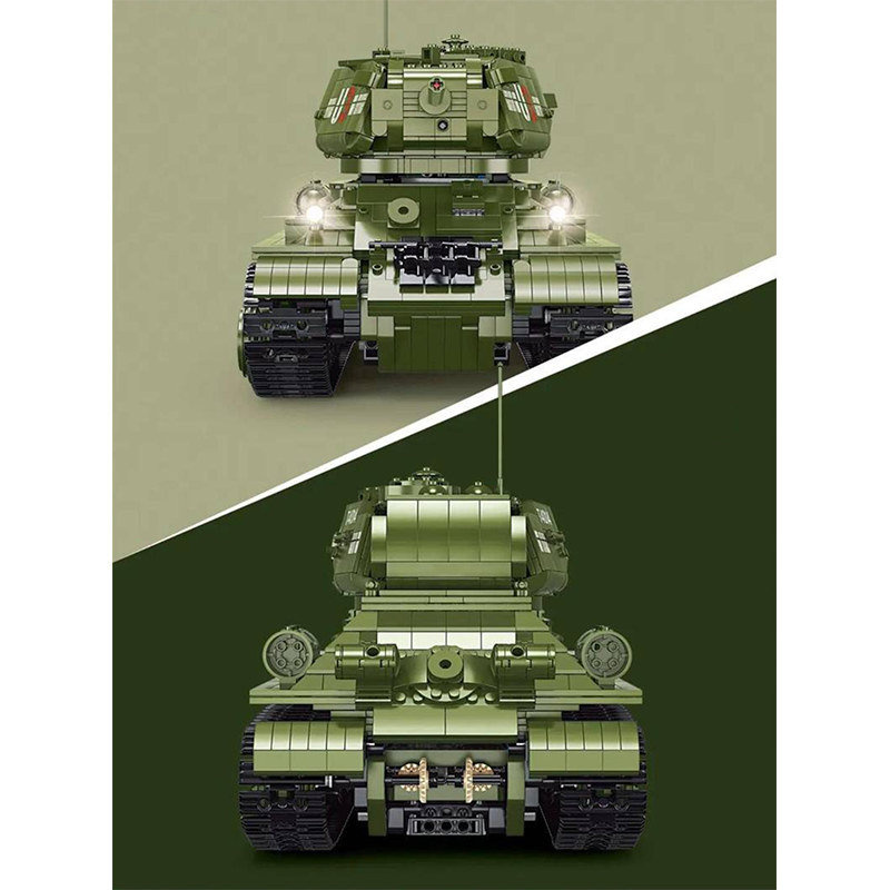 Remote Controlled T34 Tank 2051pcs