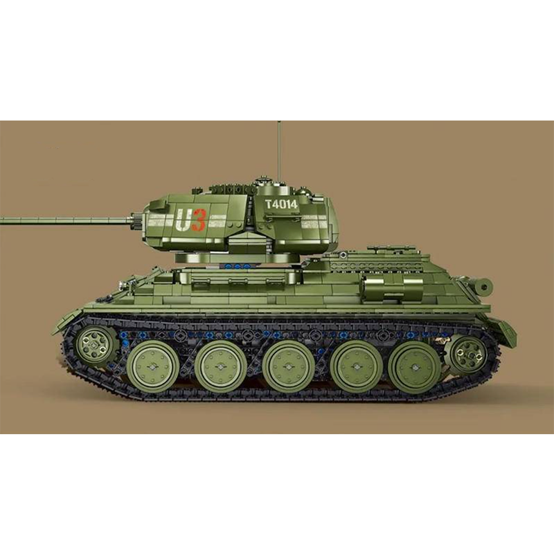 Remote Controlled T34 Tank 2051pcs