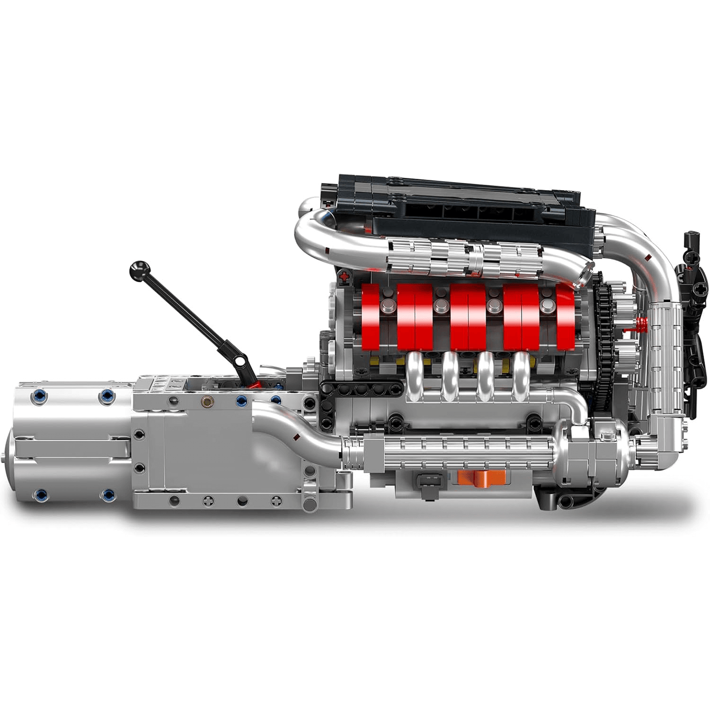 Motorised German V8 Engine With Gearbox 1168pcs