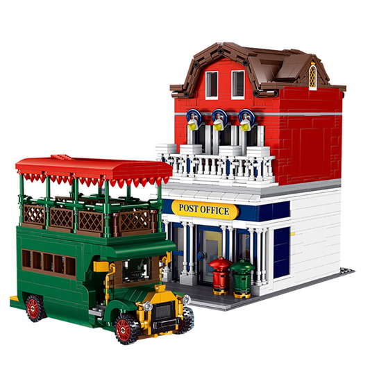 British Post Office with Bus 2178pcs