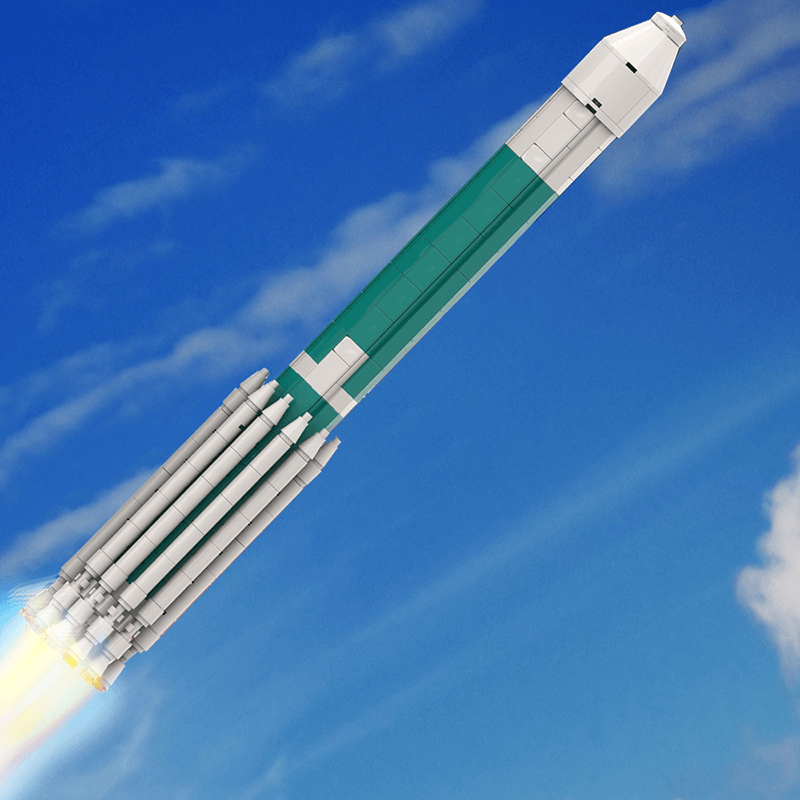 Delta II with MER Rover 414pcs