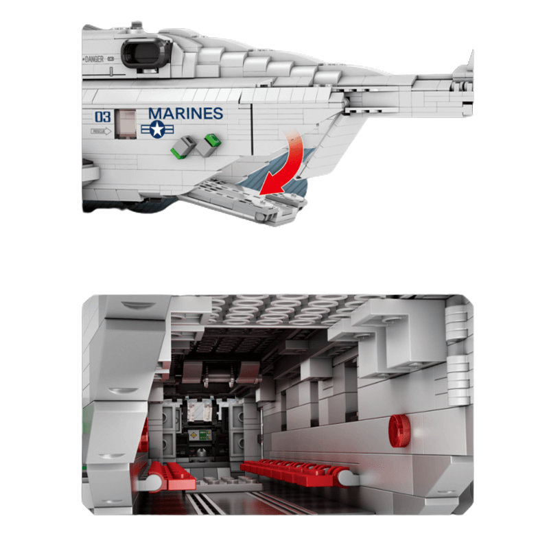 CH-53 Transport Helicopter 2191pcs