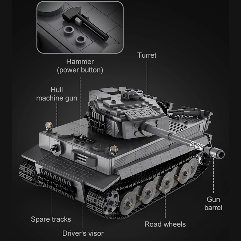 Remote Controlled Tank 925pcs