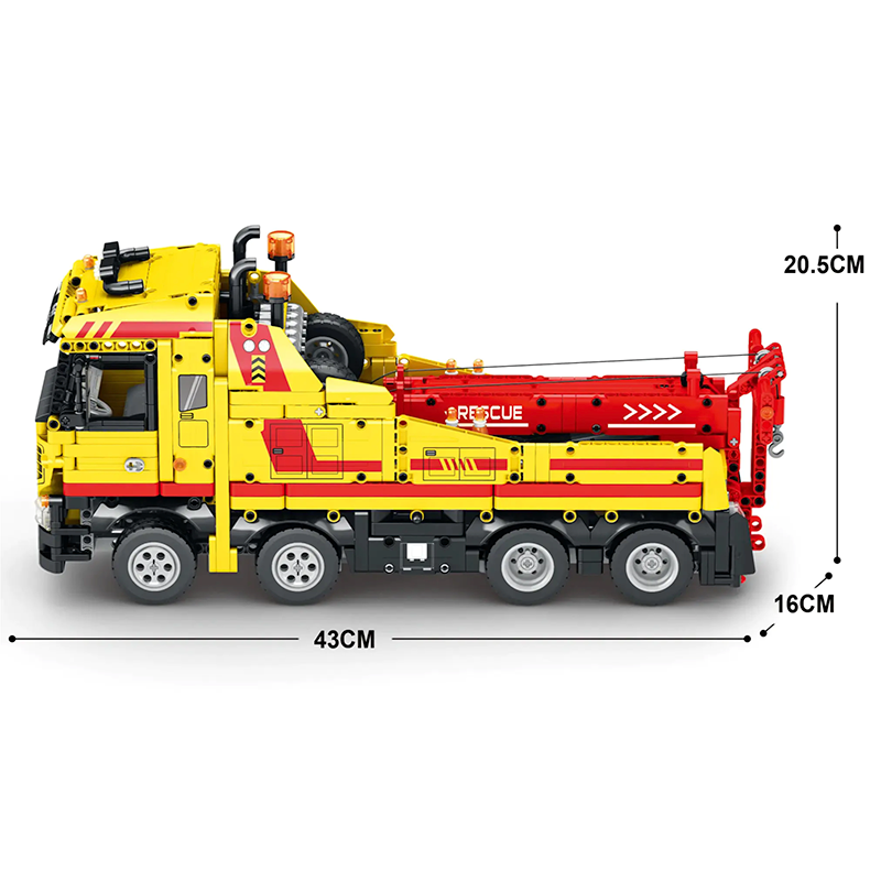 Remote control shop toy tow truck