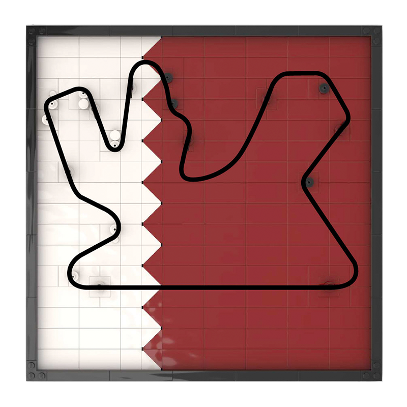 Qatar Losail Track Map 368pcs