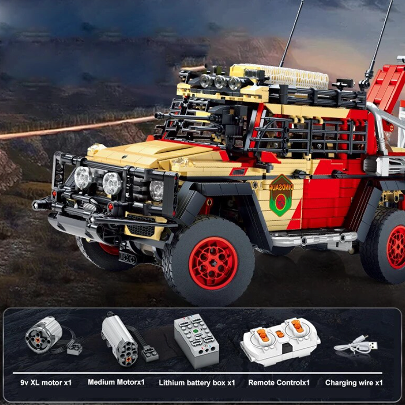 Remote Controlled Jurassic 6x6 2452pcs