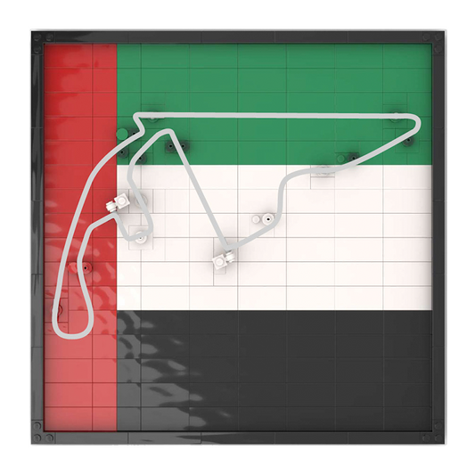 Yas Marina Track Map 345pcs